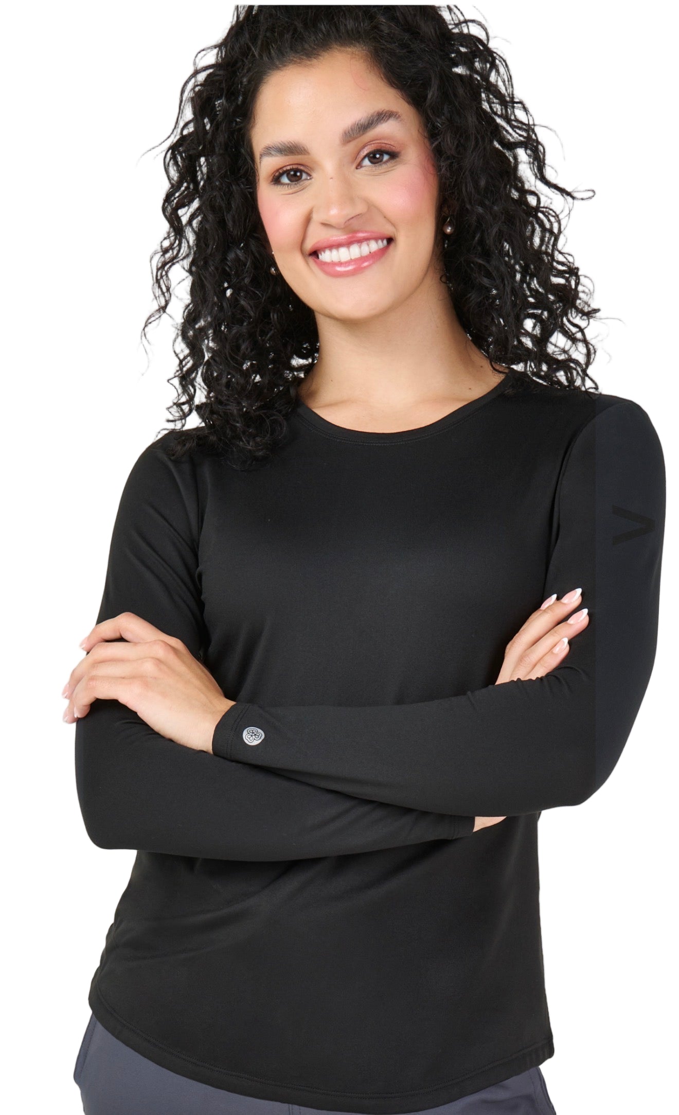 TIFFANY KNIT SCRUB TEE