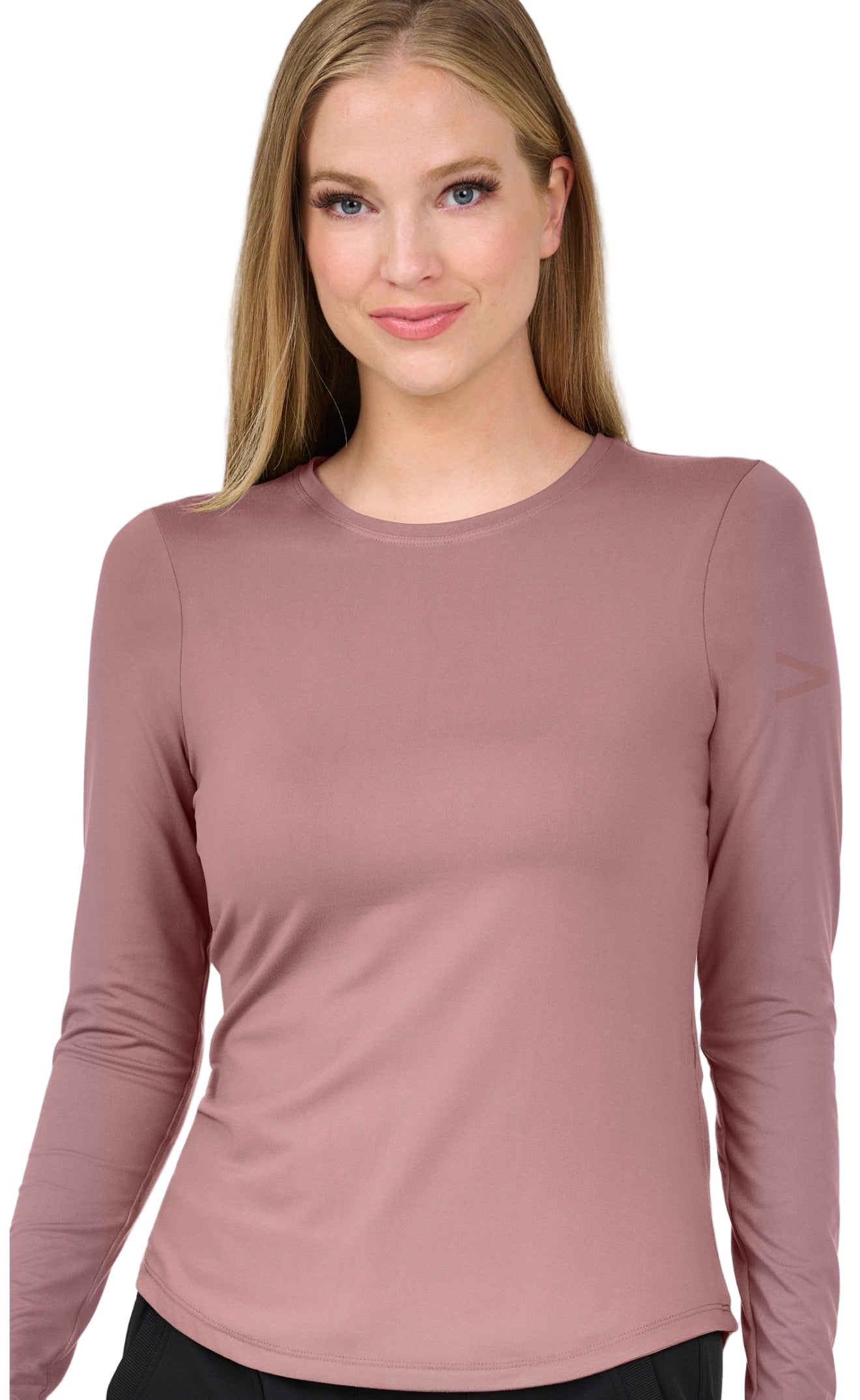 TIFFANY KNIT SCRUB TEE