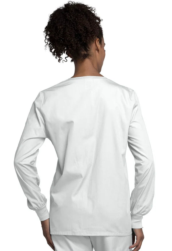 Cherokee WW Originals Women's 4350 Snap Front Warm-Up Jacket
