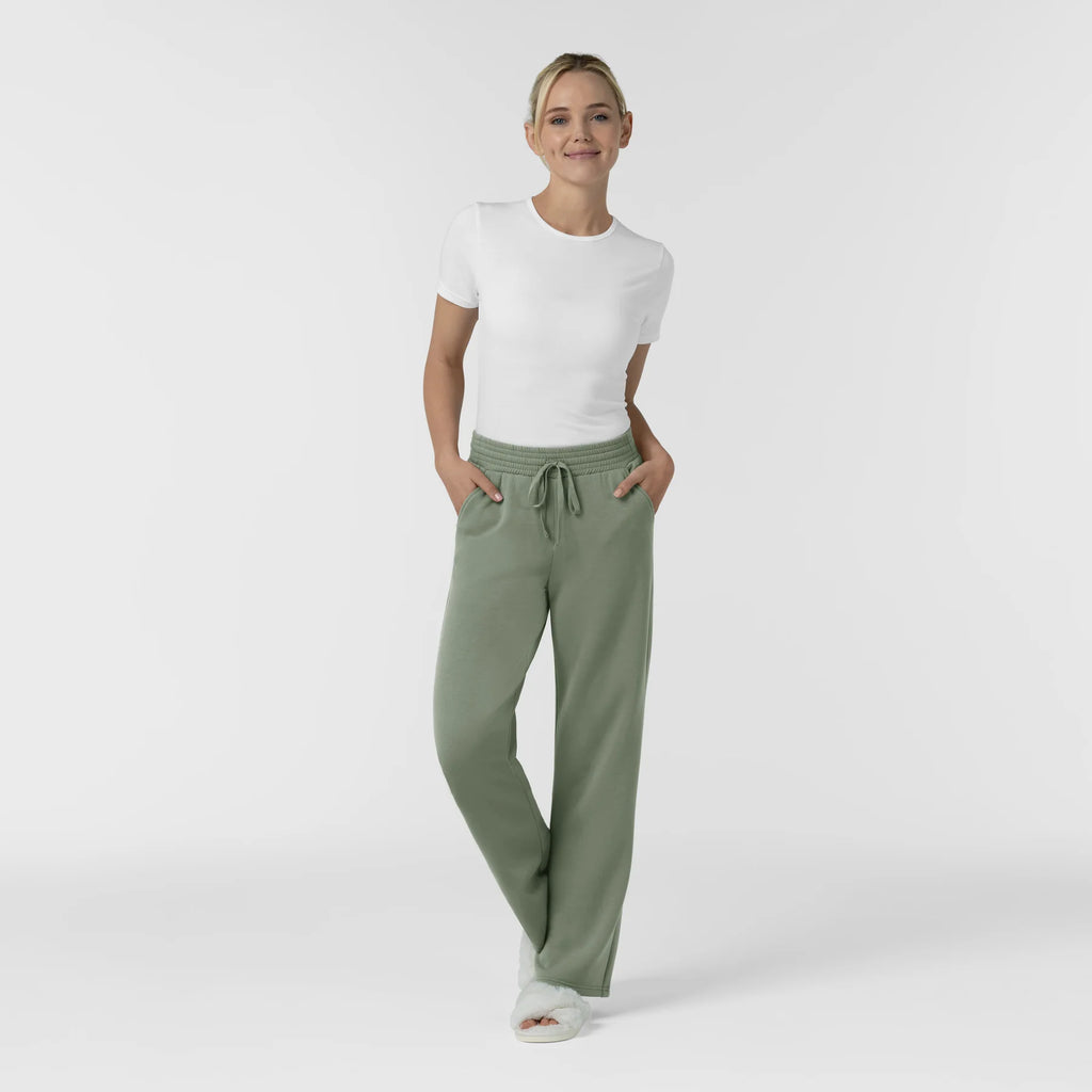 UNWIND WOMEN KNIT WIDE-LEG LOUNGE PANT (Available Preorder)