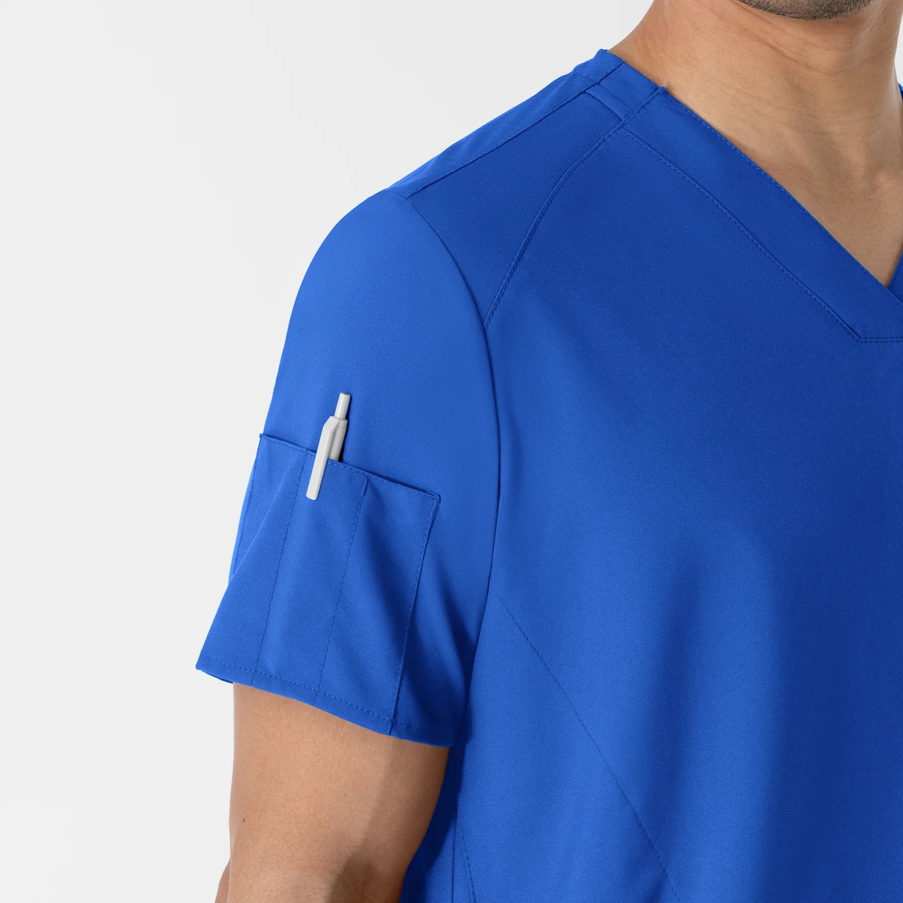 WINK W123 MEN'S V-NECK SCRUB TOP