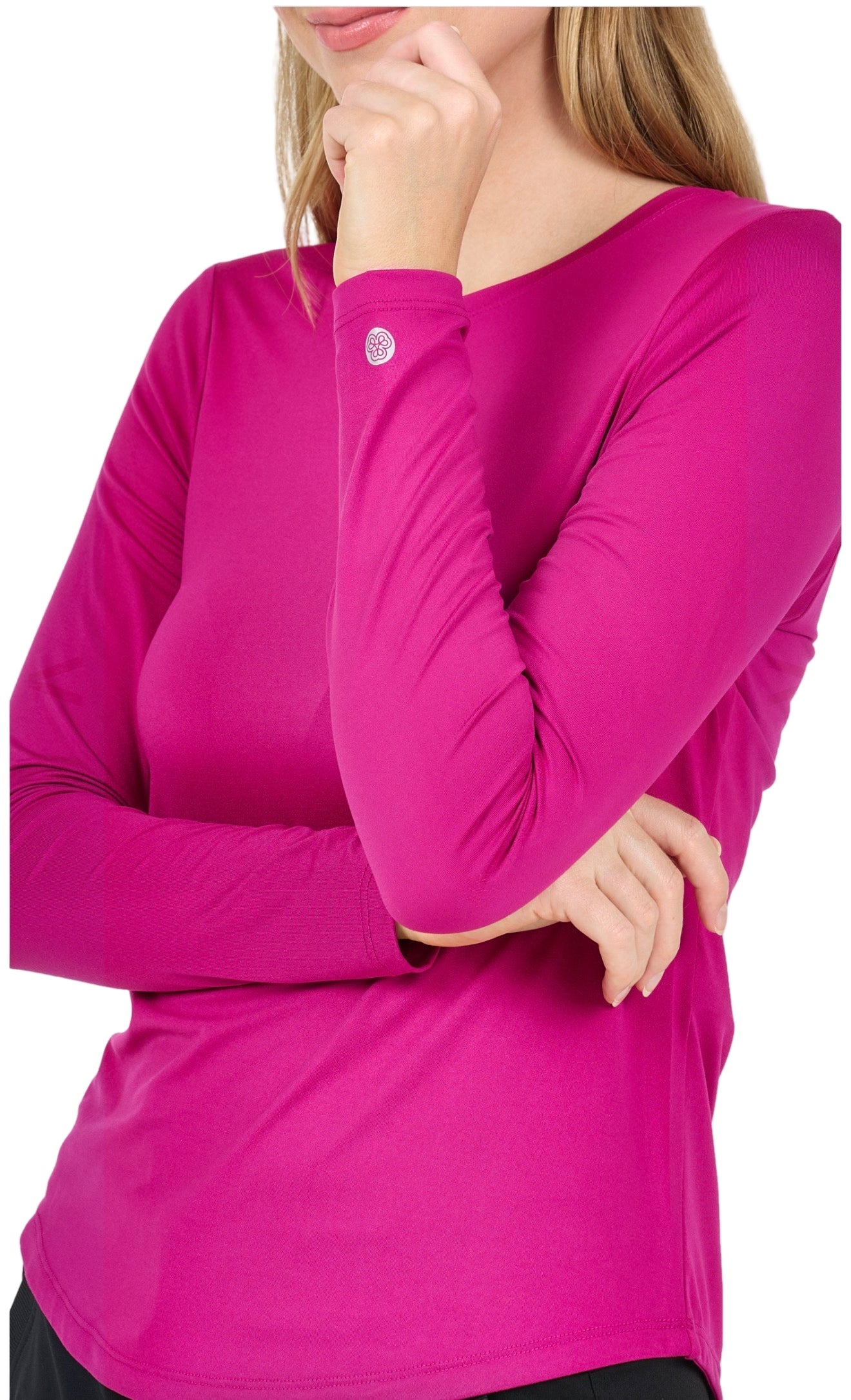 TIFFANY KNIT SCRUB TEE