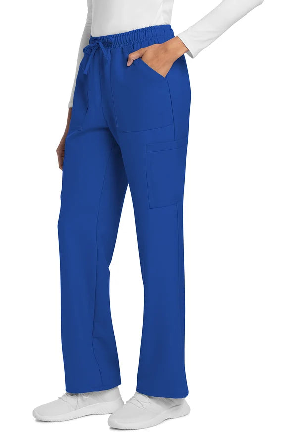 Cherokee WW Originals Ultra Women's CK272A Mid Rise Drawstring Trouser Cargo Pant