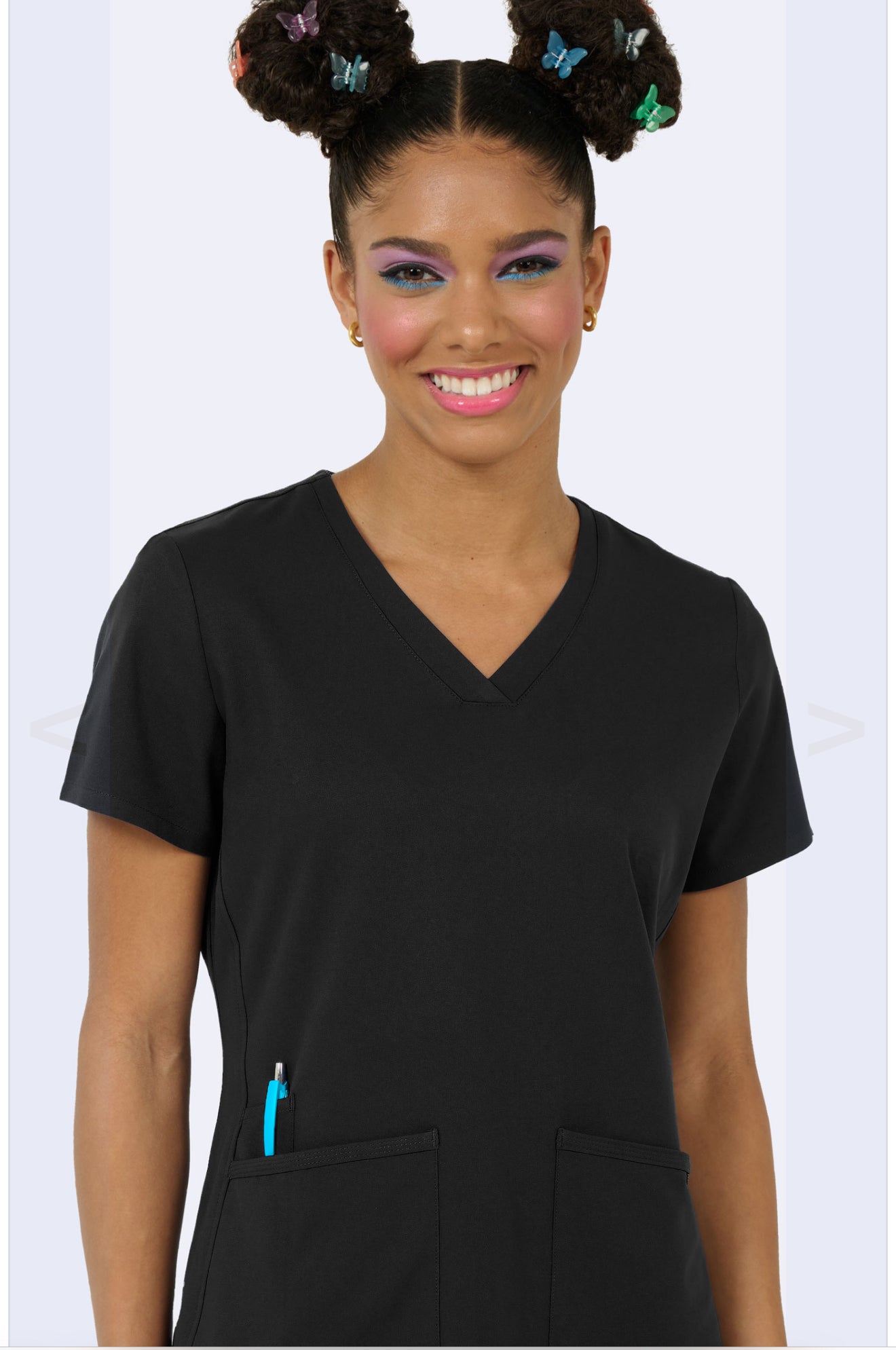 FOCUS V-NECK TOP