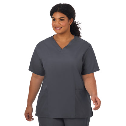 FUNDAMENTALS WOMEN'S TWO POCKET V-NECK TOP