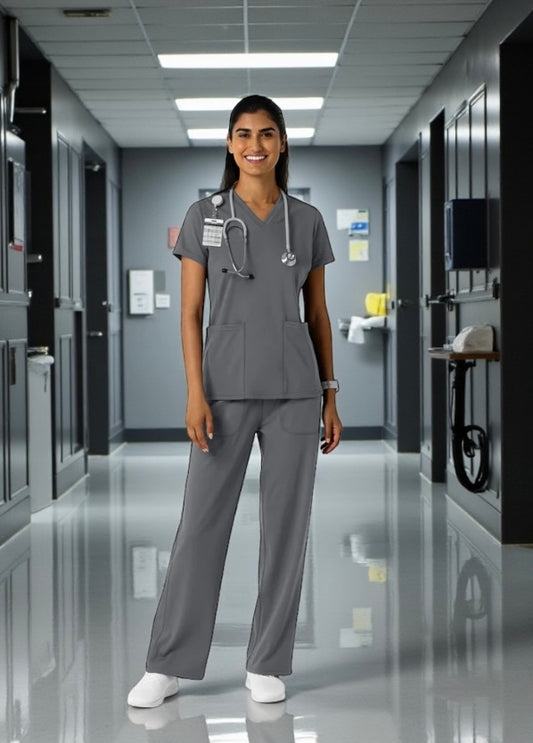 RENEW KNIT WOMEN’S WIDE LEG SCRUB PANT