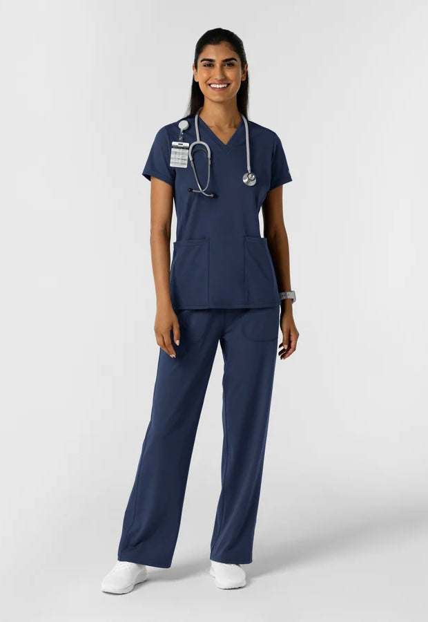 RENEW KNIT WOMEN’S WIDE LEG SCRUB PANT