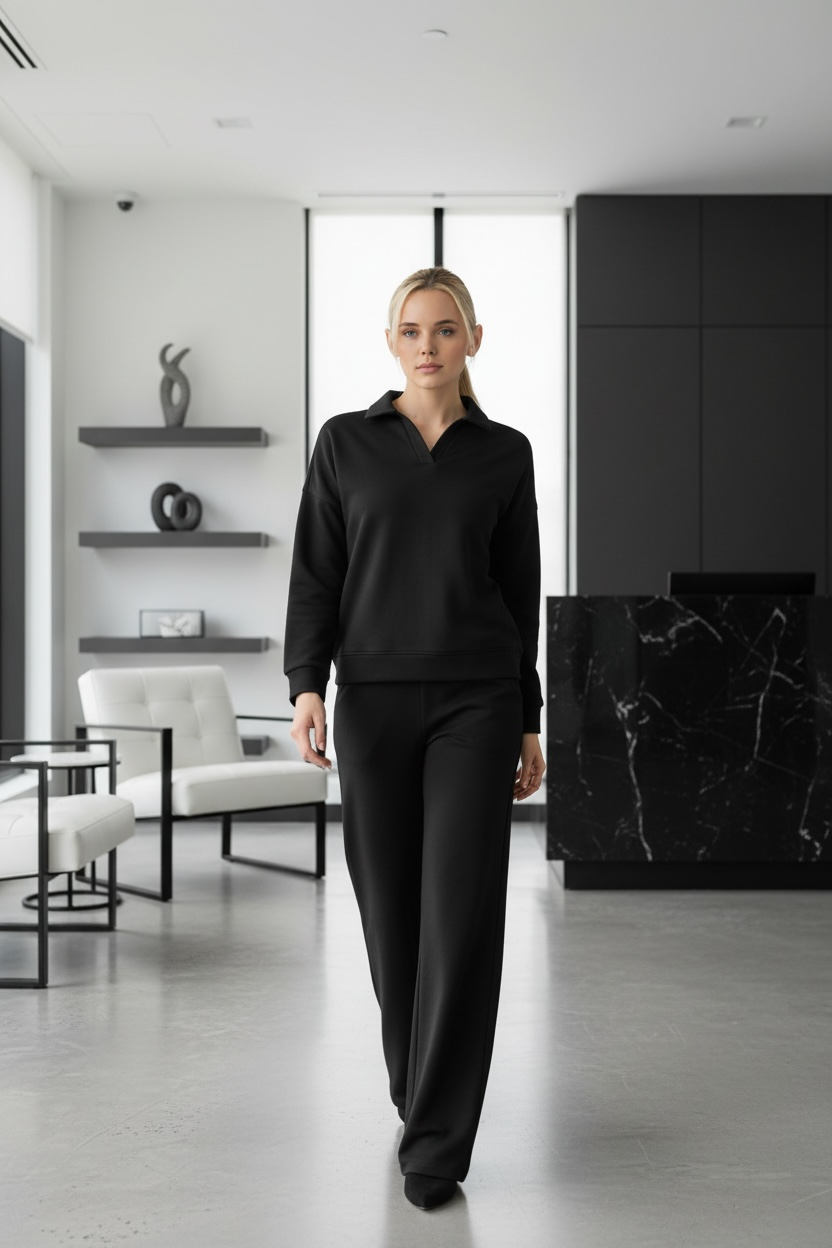 WINK UNWIND WOMEN KNIT WIDE-LEG LOUNGE PANT