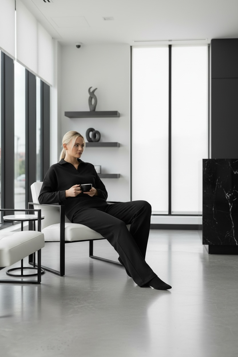 WINK UNWIND WOMEN KNIT WIDE-LEG LOUNGE PANT