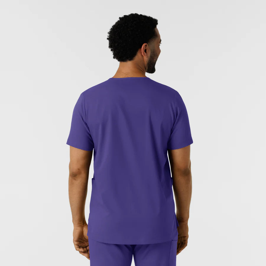 BOUNDLESS MEN'S MULTI POCKET NURSING SCRUB TOP