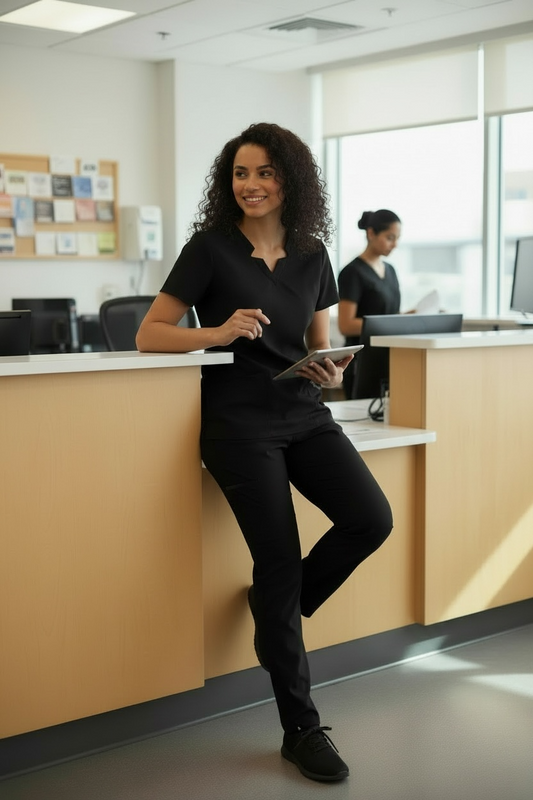 META LADIES NOTCH TOP