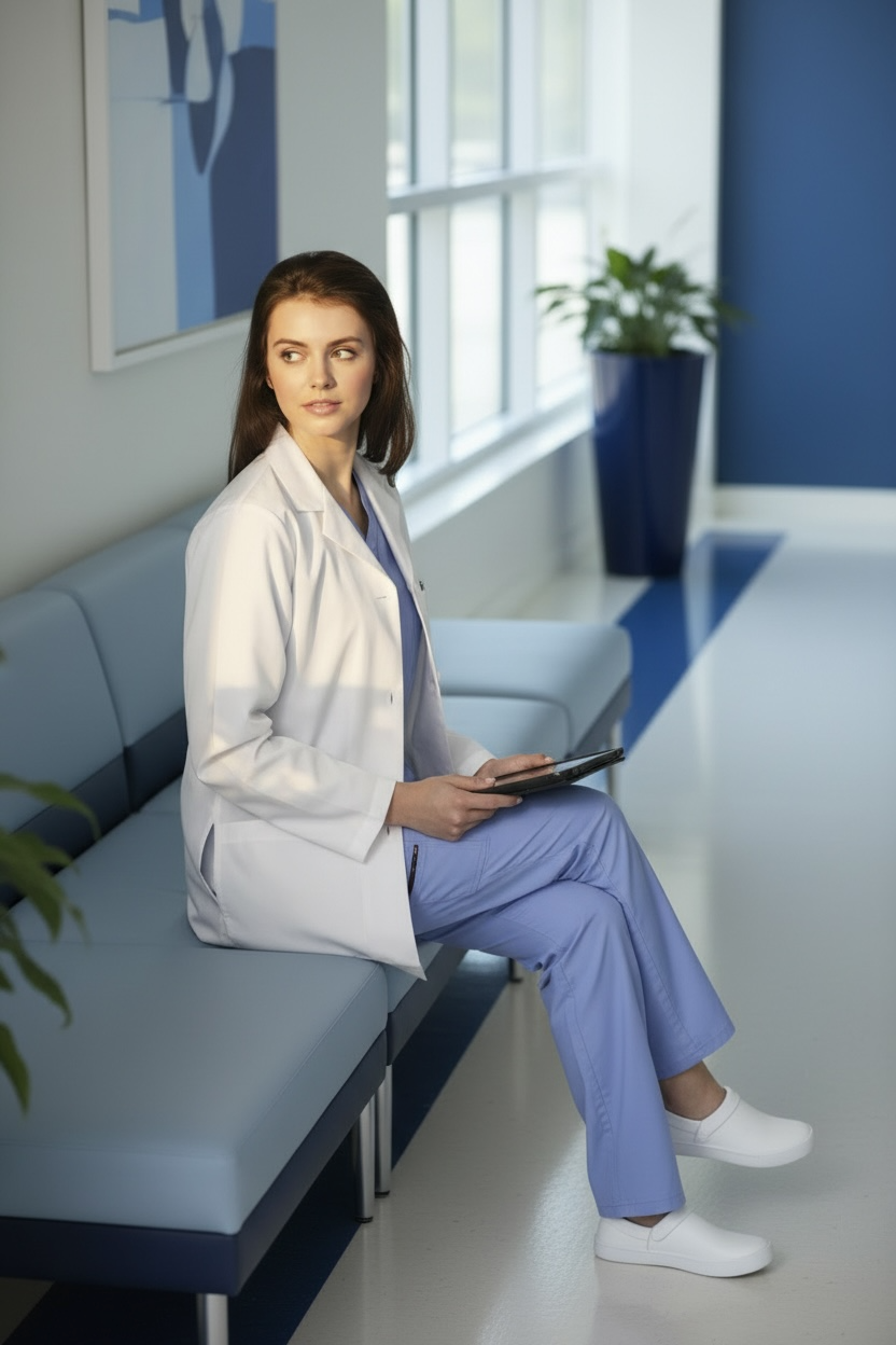 WOMEN’S CONSULTATION NURSING LAB COAT