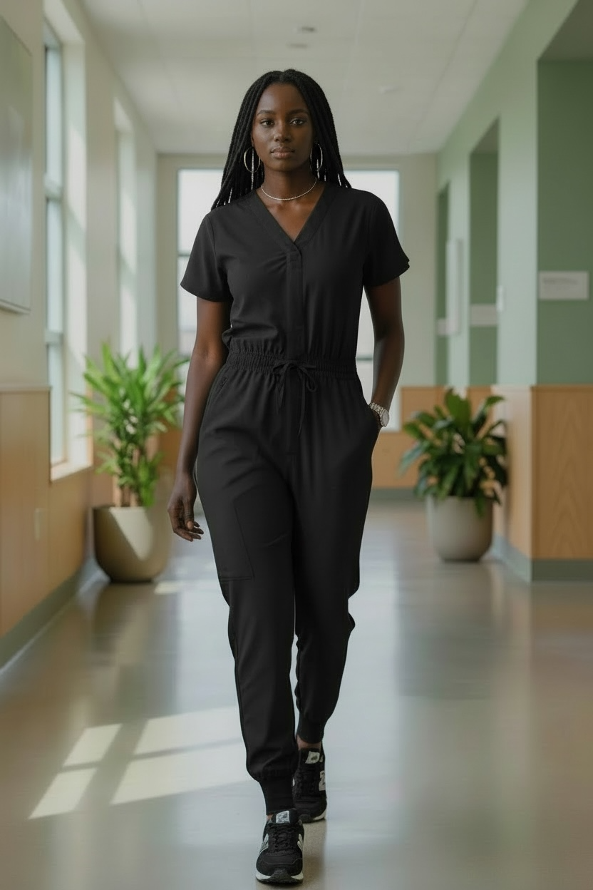 RENEW WOMEN’S CARGO JOGGER SCRUB JUMPER