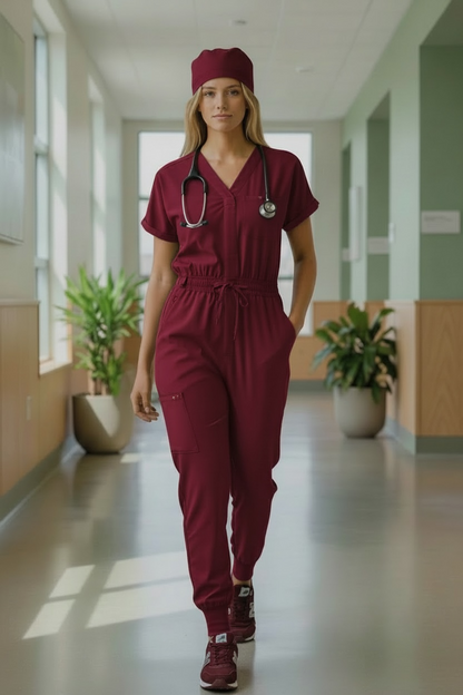 RENEW WOMEN’S CARGO JOGGER SCRUB JUMPER