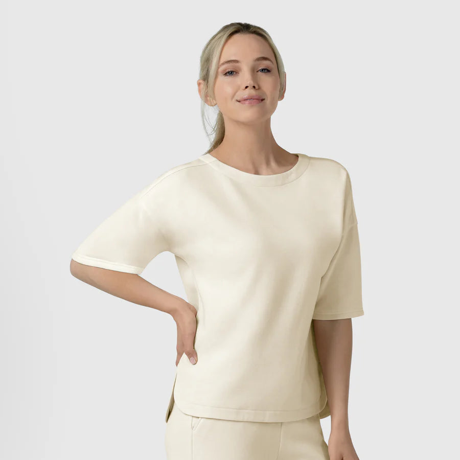 UNWIND & LOUNGE FLEECE RELAXED PULLOVER