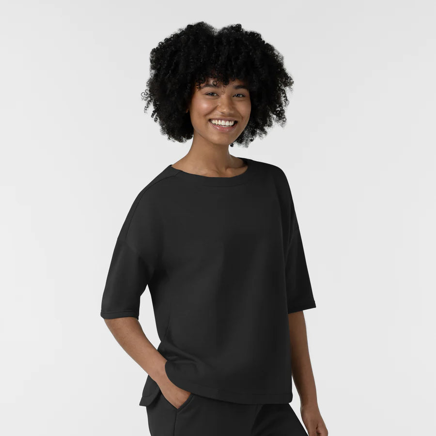 UNWIND & LOUNGE FLEECE RELAXED PULLOVER