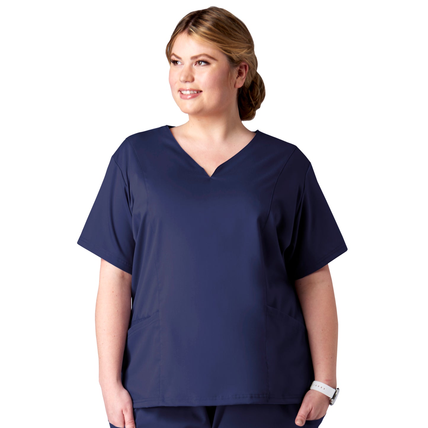 META LADIES VENTRAL V-NECK TOP