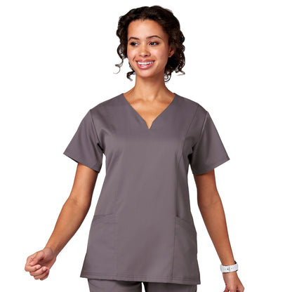 META LADIES VENTRAL V-NECK TOP