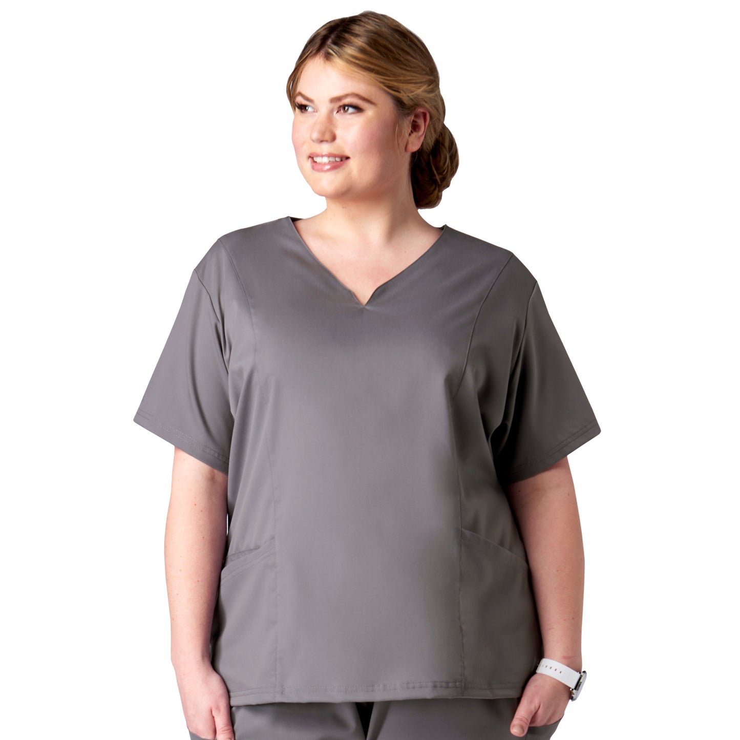 META LADIES VENTRAL V-NECK TOP