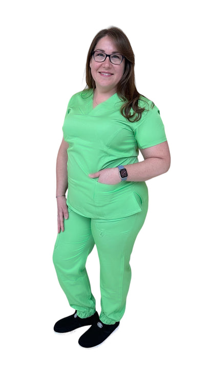 HEY V-NECK SCRUB TOP