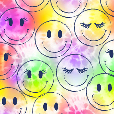 SMILE VIBES V-NECK TOP